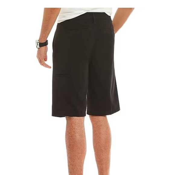 NEW Hurley BRISBANE 2.0 solid black chino walk shorts sz 30 NWT - Picture 2 of 6